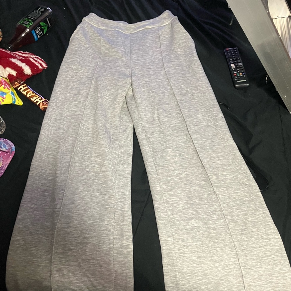 straight leg flowey pants
